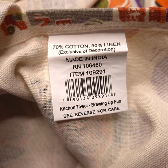 Halloween Kitchen Towel Set with Pumpkin Cookie Cutter Primitives By Kathy - Picture 6 of 8